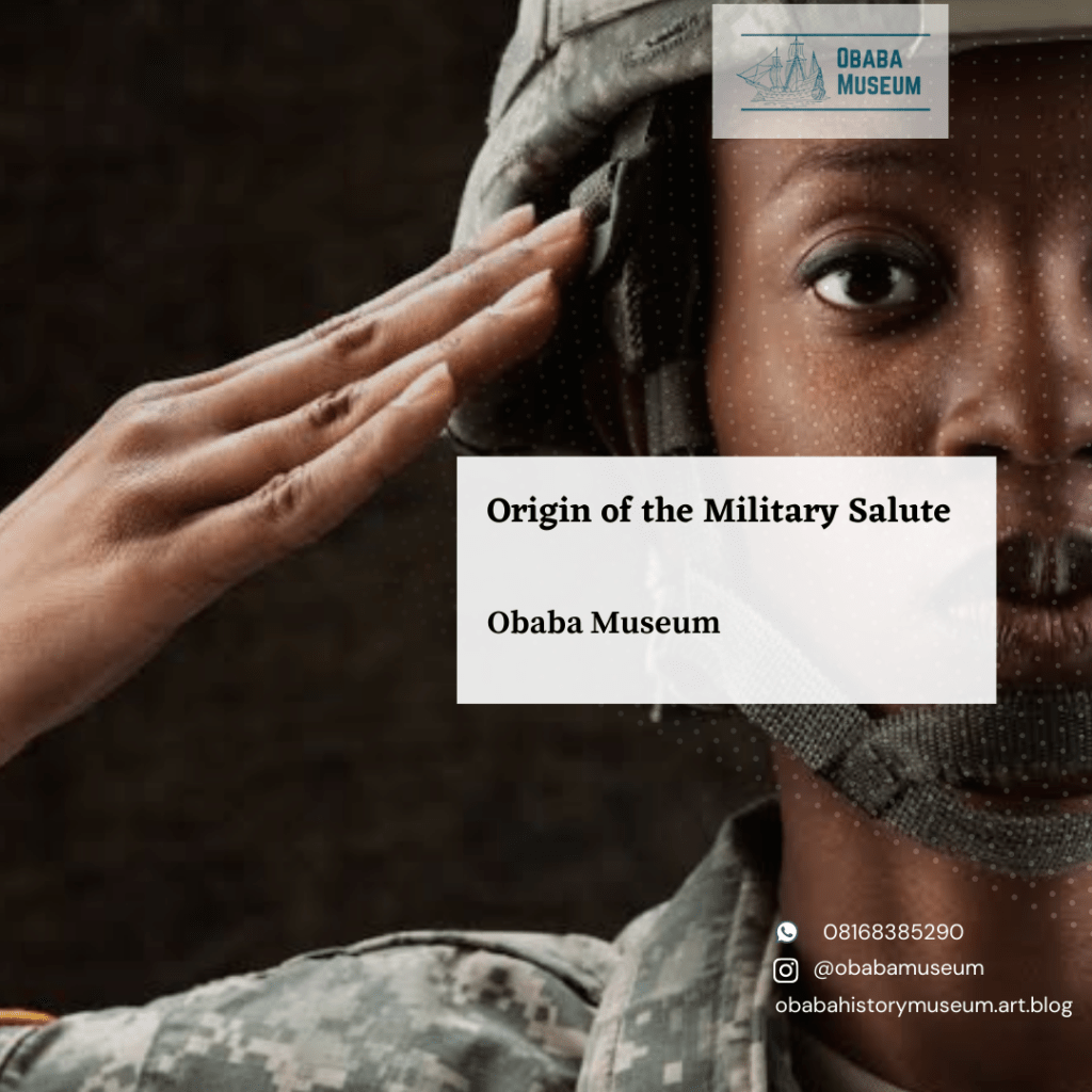 Origin of the Military Salute