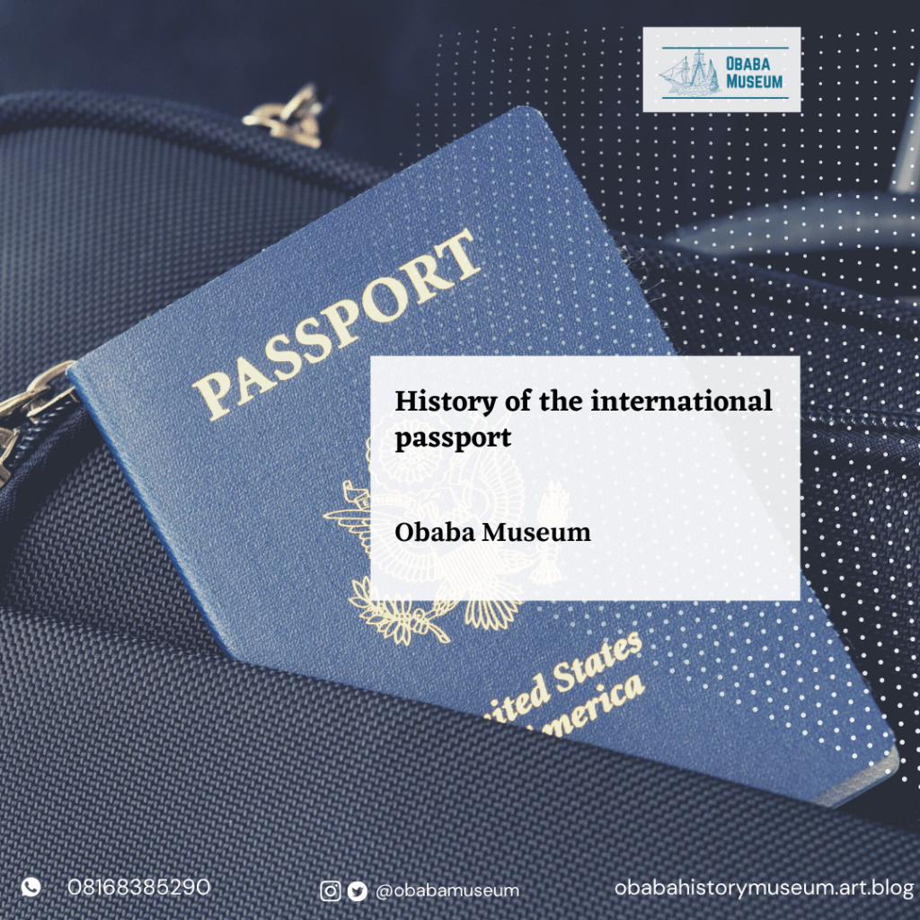 History of the International&nbsp;Passport