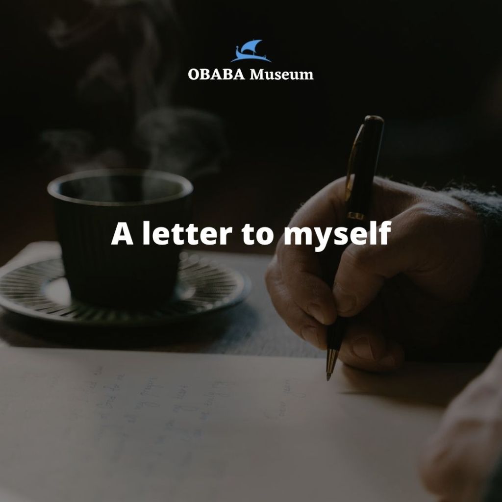 A letter to myself
