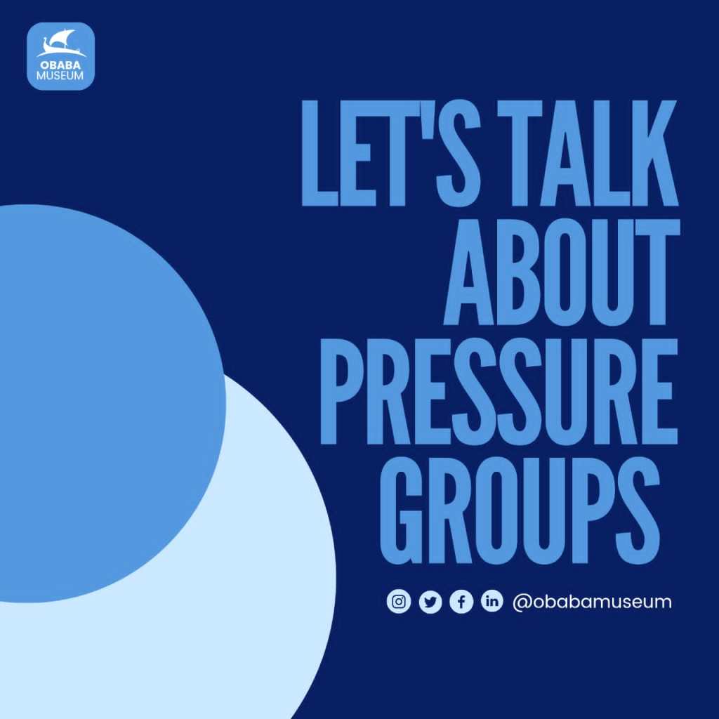 Let’s Talk About Pressure Groups.