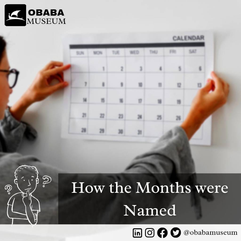 How the Months were Named
